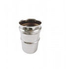 Adaptateur Appolo Pellets - Adaptateur 80 mâle /81 femelle - finition inox