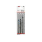Carte de 3 Lames BOSCH Progressor Métal T123XF / Bois T234X / Bois et métal T345 XF - 2607010515