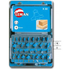 Coffret 30 mèches carbure de défonceuse- queue de 8mm - 428.700.30