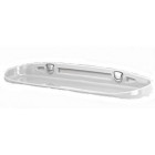 Tablette étagère de salle de bain plastique blanc