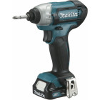 Visseuse à chocs 12 v cxt li-ion 2 ah 110 nm  makita - 2 batteries, chargeur, coffret - td110dwae