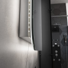 Miroir salle de bain led auto-éclairant atmosphere 60x80cm Aurlane - MIR006