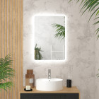 Miroir rectangle - 50x70x4cm go rectangular led 50 Aurlane - MIR039