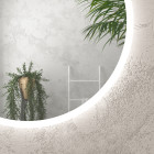 Miroir led ip24 réversible - 70x70cm go round led 70 Aurlane - MIR044