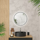 Miroir rond - 50x50x4cm - go led round 50