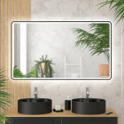 Miroir rectangle - 120x70x4cm - go led rectangular 120