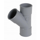 Culotte et embranchement NICOLL simple femelle-femelle à 45° - PVC gris - Ø 32 mm - BF144