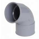 Coude NICOLL femelle-femelle 67°30 - PVC gris - Ø 32 mm - CF66 