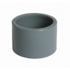 Réduction incorporée NICOLL mâle- femelle - PVC gris - Ø 40/32 mm - IH