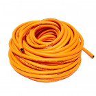 Tuyau caoutchouc orange pour gaz propane ø8, le metre