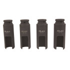 Coffret 4 douilles 1/2" 6 pans cr-mo démonte têtes injecteurs diesel - om 0071 - clas equipements