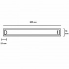 Réglette led 48w 150cm - couleur eclairage : blanc neutre 4000k - 5500k