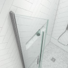 Pack paroi de douche 90x200 cm + receveur de douche a carreler 90x160 recoupable Aurlane - PACF081