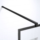 Pack paroi de douche 120x195 cm + receveur en acrylique blanc effet pierre 120x90 Aurlane - PACF096