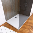 Pack panneaux muraux wall'it + paroi freedom 2 fumee + receveur whiteness Aurlane - PACP106