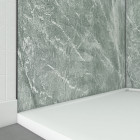 Pack panneaux muraux + profilé d'angle noir mat + 2 profilés de finition noir mat- 120x90x210 - ice green 120 Aurlane - PACP260