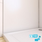 Lot de 3 panneaux muraux pour salle de bains en aluminium blanc - 90x210cm - wall'it Aurlane - PACP281