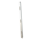 Barre de pivotement h2200 blanc droite 3 paum 140mm butee bille corniere 25x35
