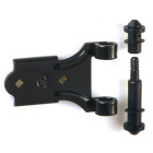 Articulation de penture 40mm cata.noir composé d'une articulation, un axe et un bouchon TORBEL - 9223404