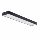 Réglette led 38w 120cm suspendu noir - couleur eclairage au choix