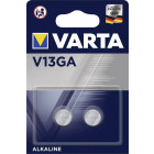 Pile alcaline lr44 1.5v 155mah varta - blister de 2 - 4276101402
