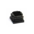 Embout noir entrant AVL pour tube carre T100X100 - 373100