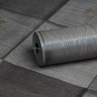 Papier peint intissé vinyle - Effet bois - Modèle carreau en bois taupe
