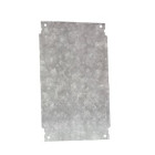 Plaque Métallique pleine en Tôle d acier galvanisé de 2 mm pour coffret 600X500