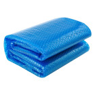 Bâche solaire de piscine à bulles polyéthylène 450 x 220 cm bleu helloshop26 03_0006684