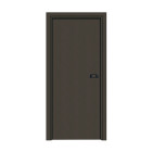Bloc-porte pose fin de chantier collection premium miro avec poignée exclusive noire, h.204 x l.83 cm, aspect cuir basalte, réversible