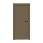 Bloc-porte pose fin de chantier collection premium miro avec poignée exclusive noire, h.204 x l.63 cm, aspect cuir lichen, réversible