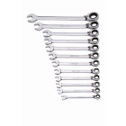 Jeu de 12 clés mixtes a cliquet 8 a 19 mm SAM - 50CJ12