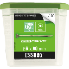 Vis essbox scell-it à bois - ø6 mm x 90 mm - boite de 100 - ex-1371301
