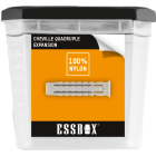 Cheville ESSBOX SCELL-IT Nylon - Galaxy - Ø6 mm x 30 mm - Boite de 100 - EX-91011406
