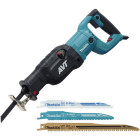 Scie sabre MAKITA 1510W + 3 lames : Bois, métal et universelle - En coffret - JR3070CTH