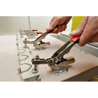 Sauterelle à serrage vertical BESSEY avec bras ouvert et platine de fixation horizontale -Serrage : 40 mm - STC-HH50SB