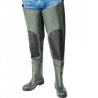 Bottes cuissardes sécurité SINGER PVC lourd S5 SRC - Hauteur 90 cm - Embout acier - Taille 44 - COME