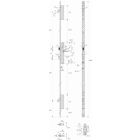 Ser 3 pts tf3 l.45 relevage axe30pene1/2 t perroquet+fourreau u24x6 6570.45.4c