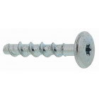 Boîte 100 vis béton tapcon dome tête bombée large 6x40/5 spit - ø6 - l.40 - épais.max.5 - 058783