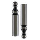 Paire cache-fiche rustique n°16 BROS pour Exacta Ø14 H.80mm fer noir - CF-16-A-EX14-5