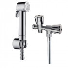 Applique WC extérieure avec douchette à impulsion - Chromé