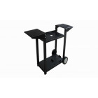 Chariot pour plancha 1 feux - acier epoxy - cha006