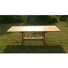 Table kaloa rectangle 200-300x100xh75 teck huilé