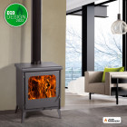 Poêle à bois Eco Design MOD. VENETO TITANIUM 7,6 kw