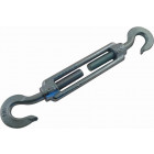 Tendeur à cage standard acier zingué 2 crochets Ø12 mm VISO - TCC12E Tendeur à cage standard acier zingué 2 crochets Ø12 mm VISO - TCC12E