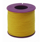 Bobinot tresse nylon fluo jaune VISO Ø1,5 x L.50 m - RNT1015J