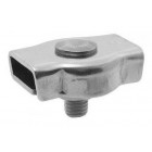 Serre-câble plat 1 boulon acier zingué Ø2 mm VISO - 4 pièces - SCP124SB Serre-câble plat 1 boulon acier zingué Ø2 mm VISO - 4 pièces - SCP124SB