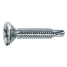 Vis mustad drillex pour pvc - tête fraisée réduite philips - ø3.9x16 mm - boite de 1000 - chromiting - sp448a390160c8c