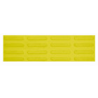 Bande de guidage podotactile caoutchouc VISO - jaune - 840 x 240 x 7 mm - POD104JA