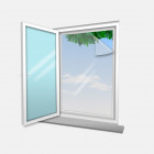 Voile moustiquaire pour fenêtre (lot de 3 pc) - Couleur et dimension au choix